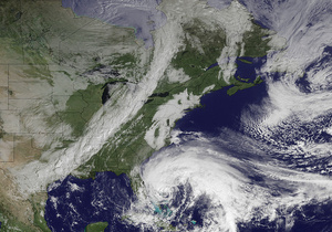 Ураган «Сэнди» в США набрал большие обороты