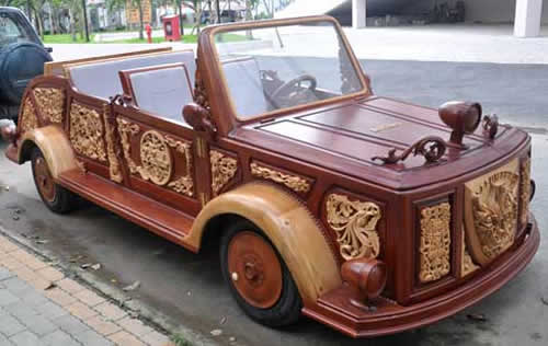 Первая деревянная машина Вьетнама