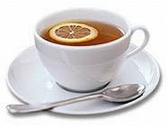 теплый чай с лимоном и медом