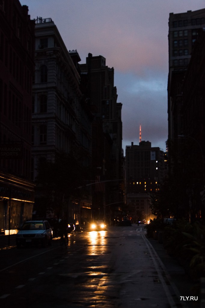 Фотографии ночного сердца Нью-Йорка.