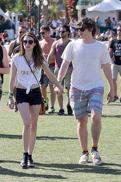 Emma Roberts and Evan Peters : Young Love at Coachella