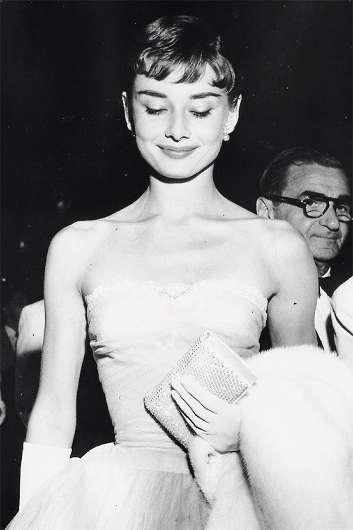 Audrey Hepburn At The Roman Holiday Premiere (1953)