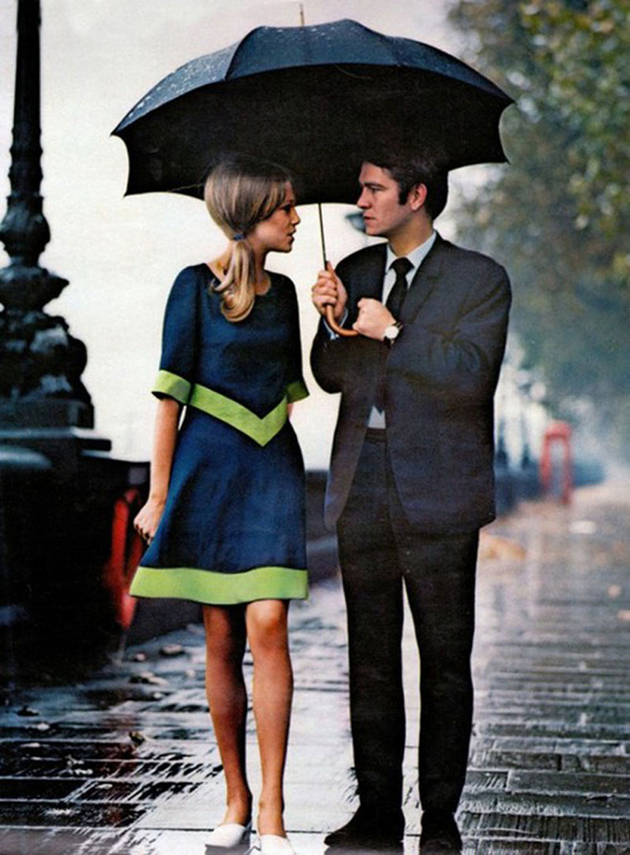 Couple In The Rain