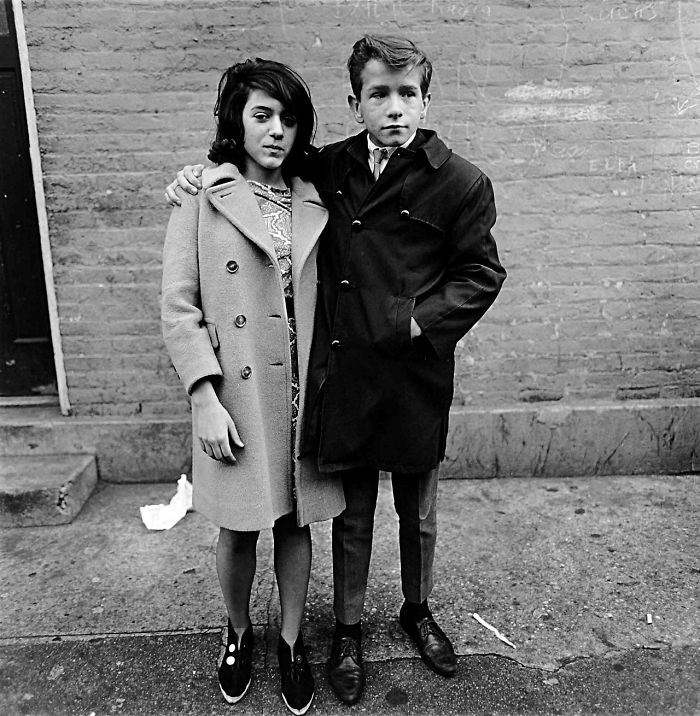 Teenage Couple On Hudson Street, New York (1963)