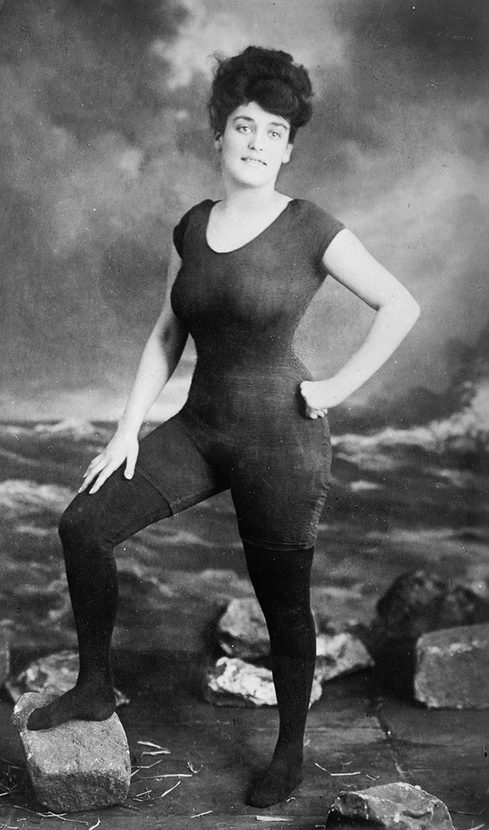 22 Annette Kellerman Promoted Women’s Right Wear One-Piece Bathing Suit 1907 Arrested For Indecency