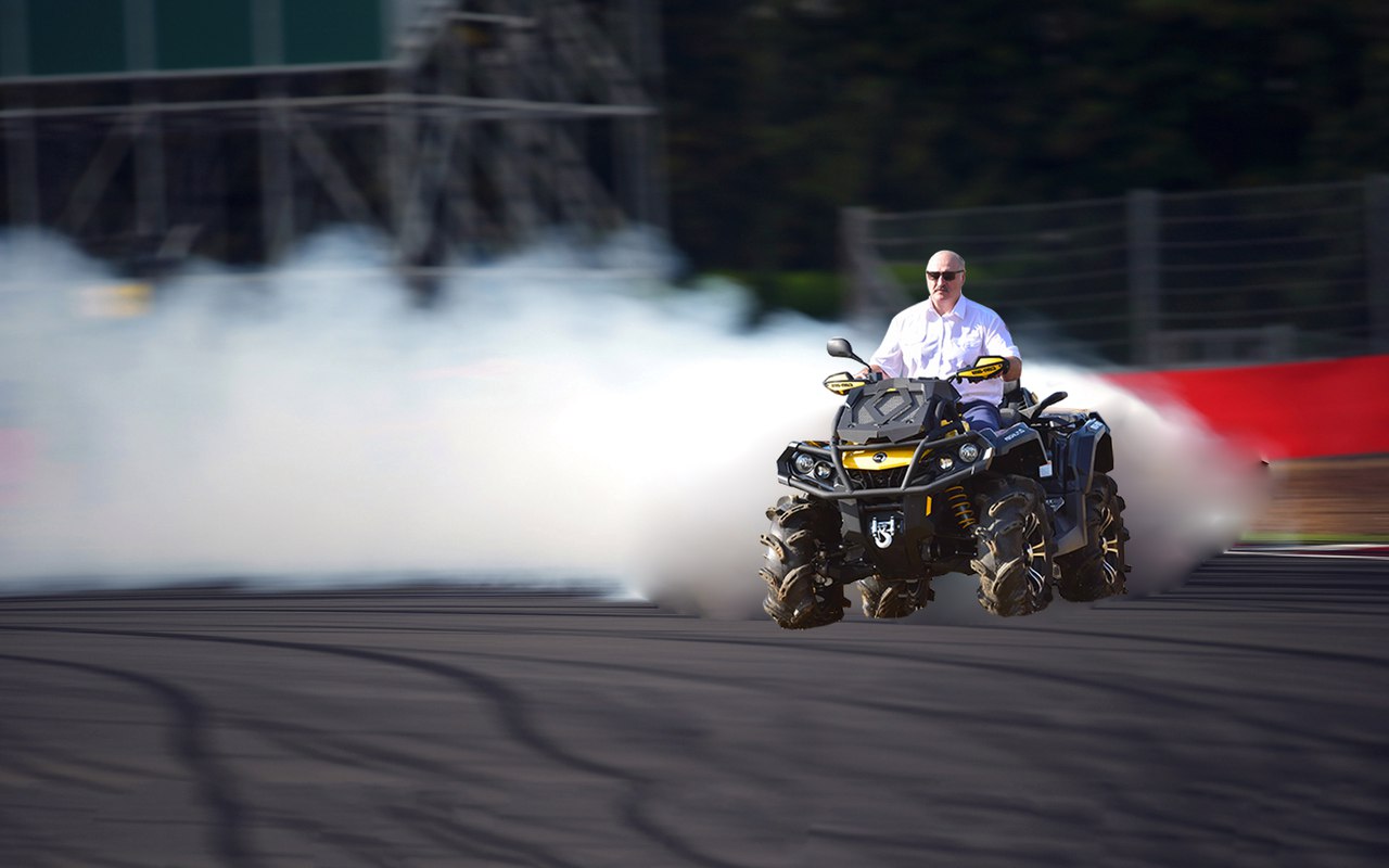 Quad Bike man